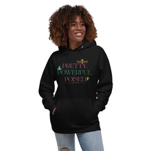 Load image into Gallery viewer, Pretty.Powerful.Poised. Adult Hoodie (Wicked Inspired Edition)