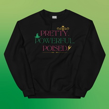 Load image into Gallery viewer, Pretty.Powerful.Poised Wicked-Inspired Youth Crewneck