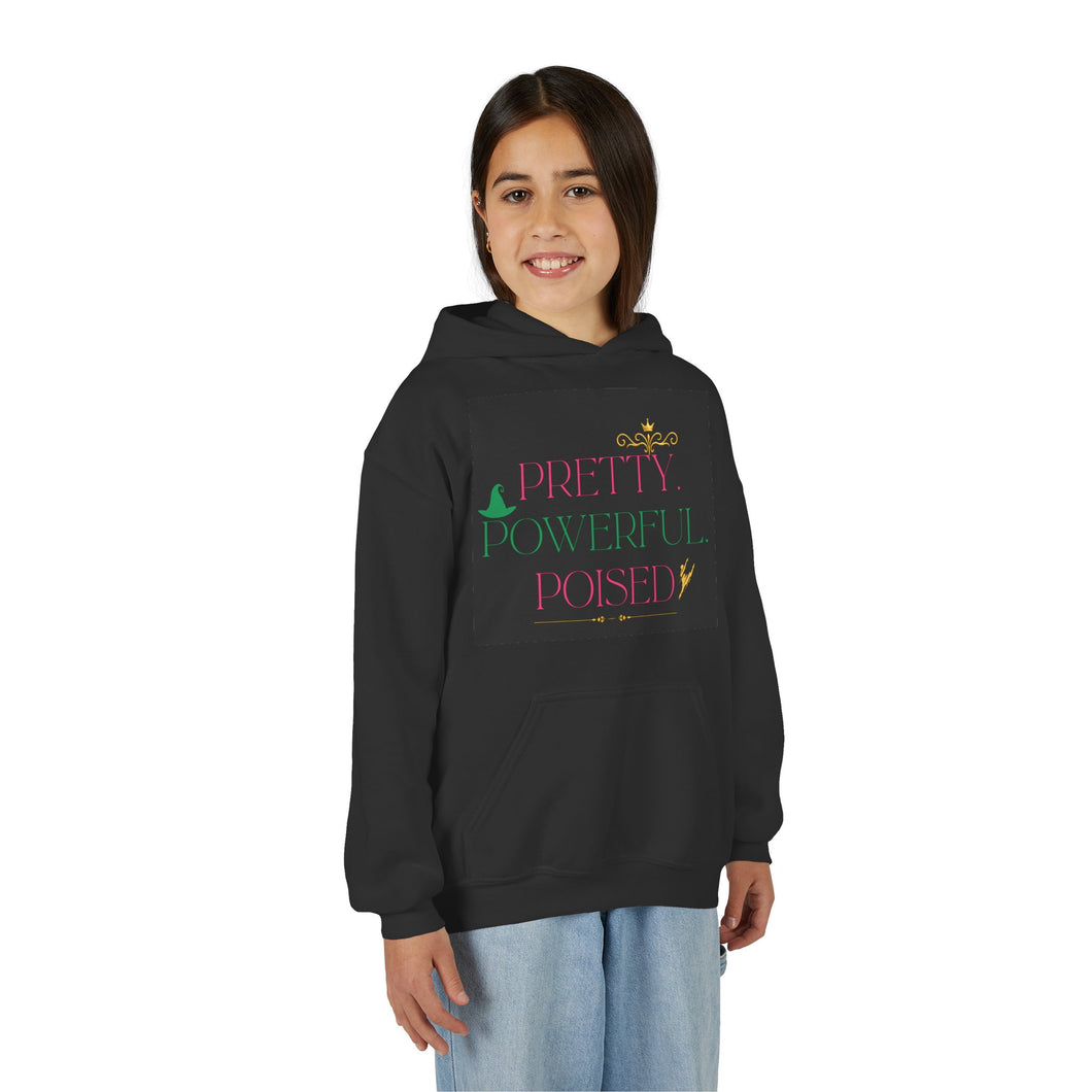 Pretty.Powerful.Poised. Youth Hoodie