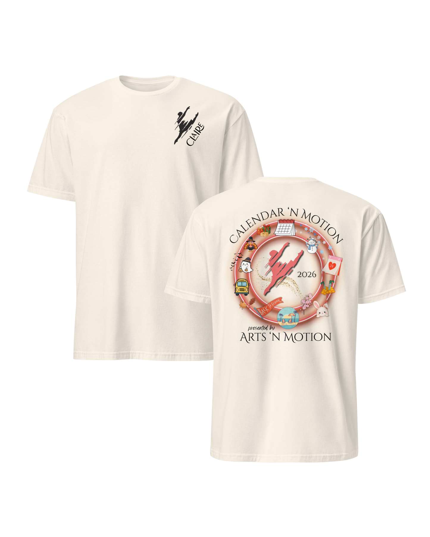Calendar 'n Motion Recital Shirts 2026