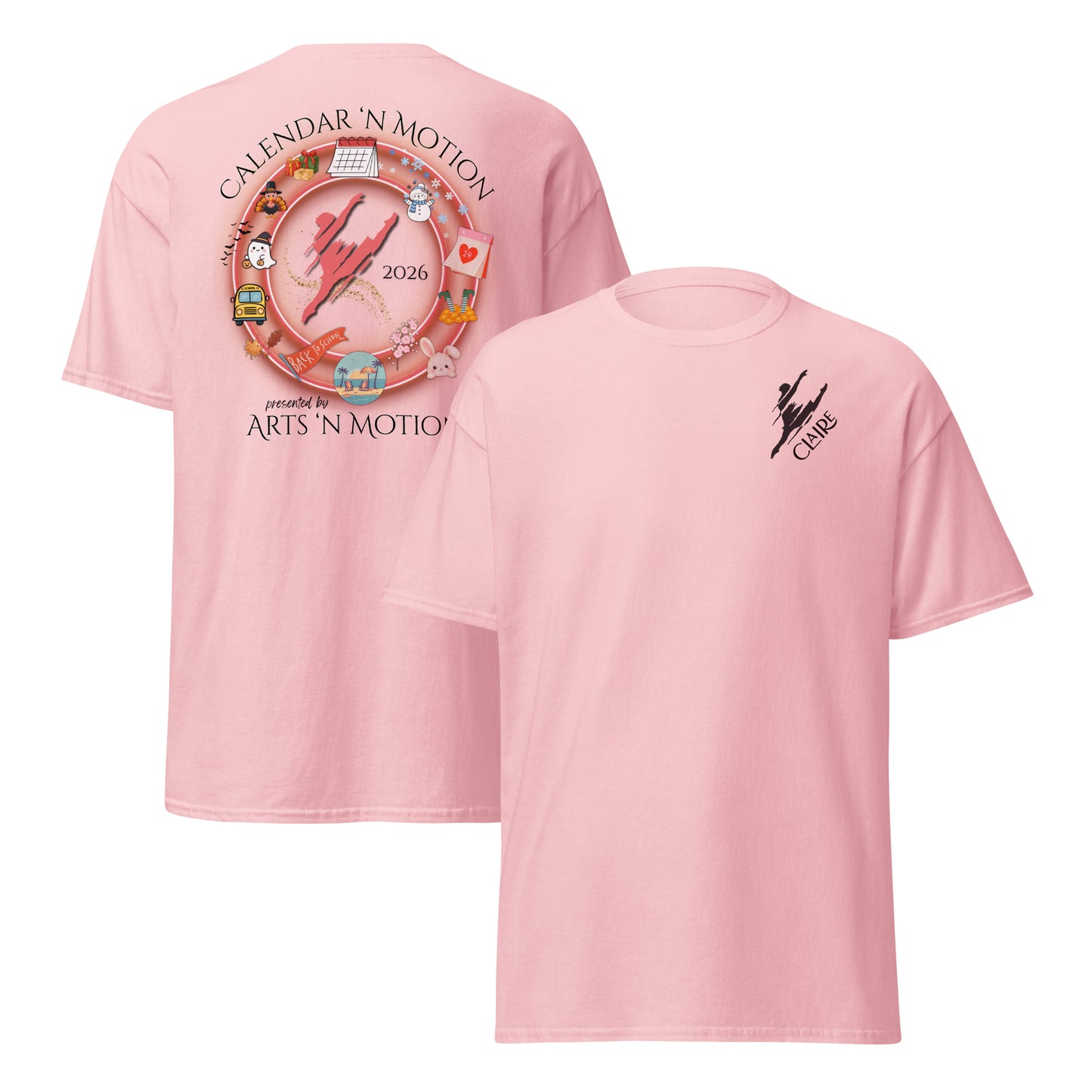Calendar 'n Motion Recital Shirts 2026