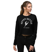 Load image into Gallery viewer, Never Settle Crop Sweatshirt
