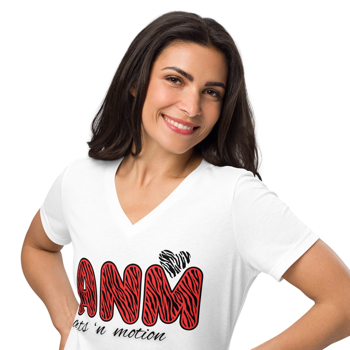 AnM LOVE V Neck T-shirt