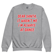 Load image into Gallery viewer, Santa, It Wasn&#39;t Me Sweatshirt (YOUTH)
